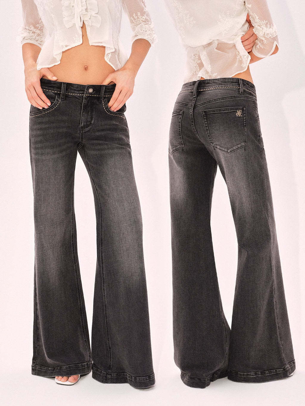 Echo Wash Straight Denim Pants