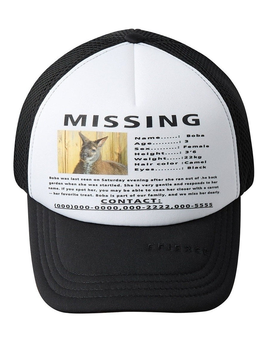 Animal Lost Kangaroo Poster Print Round Top Women'S Polyester Baseball Caps