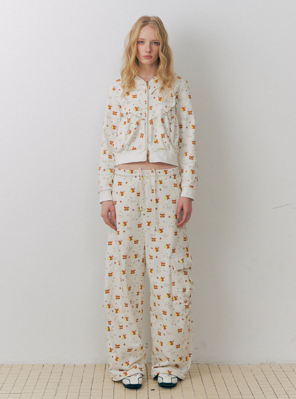 Mini Bear Print Lounge Pants