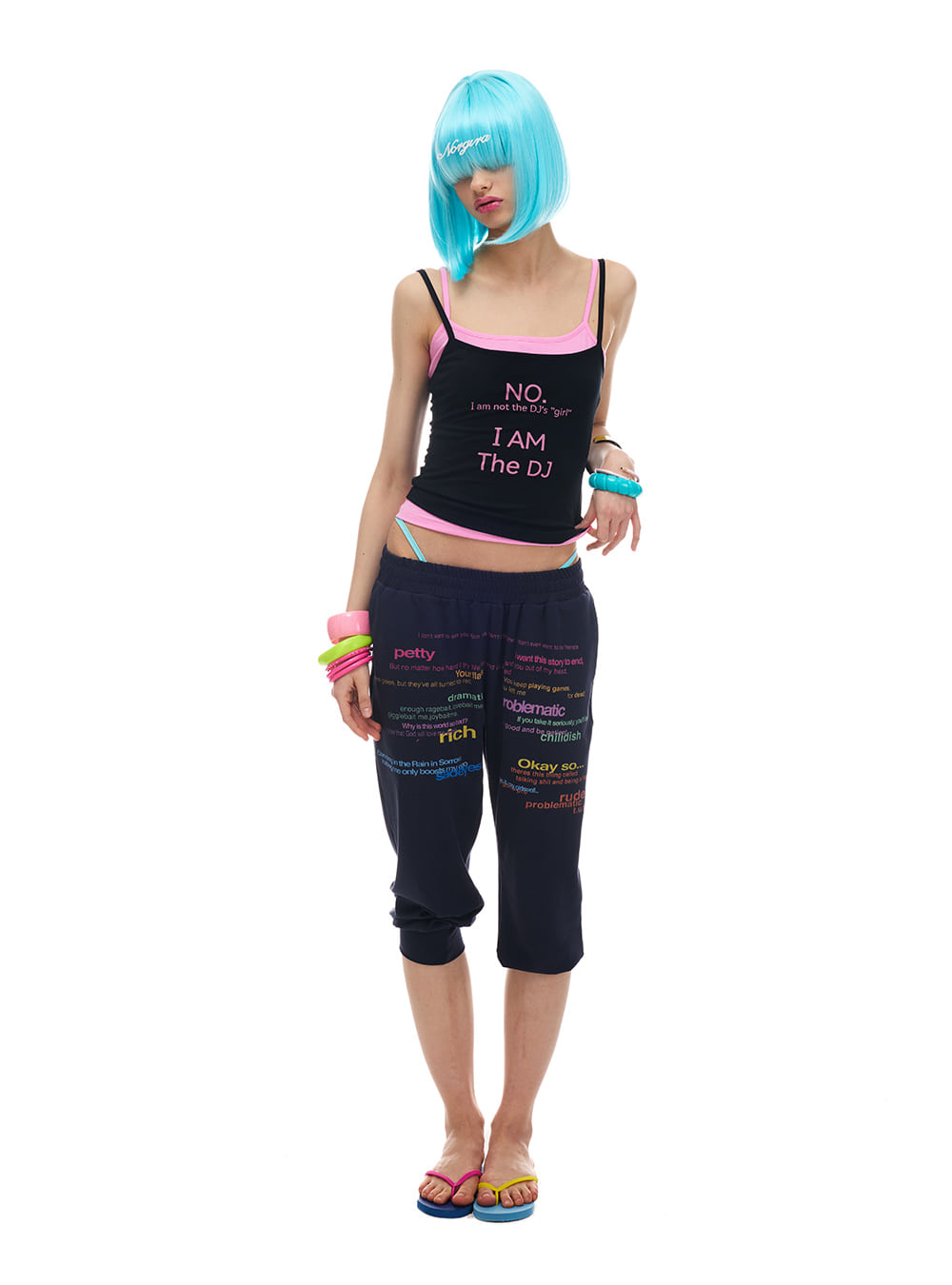 Dual Layer DJ Code Strap Top