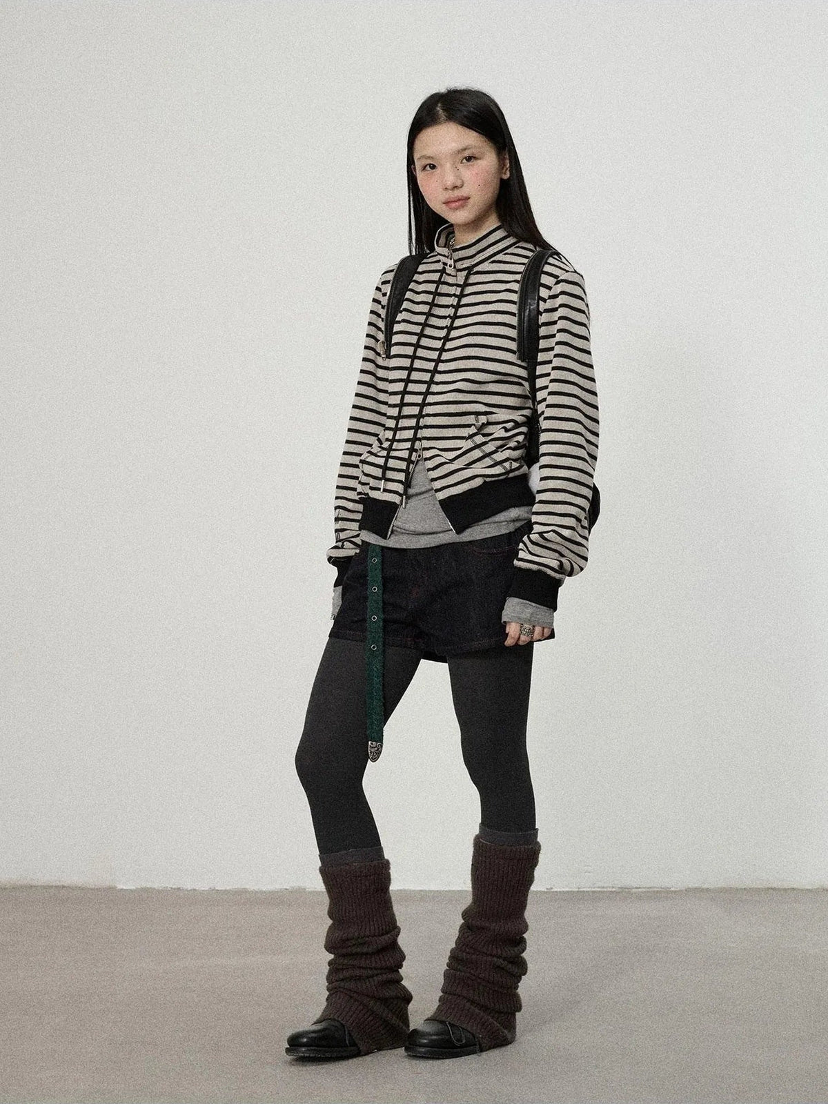 Striped Mushroom Sweatshirt