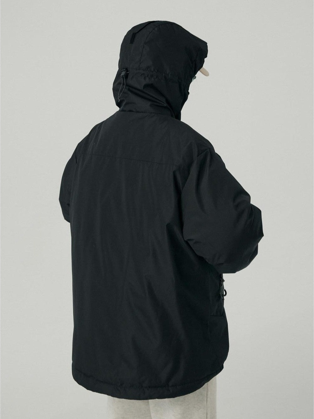 Black Hooded Waterproof Dog Patch Women's Polyester 90 White Duck Down Jackets