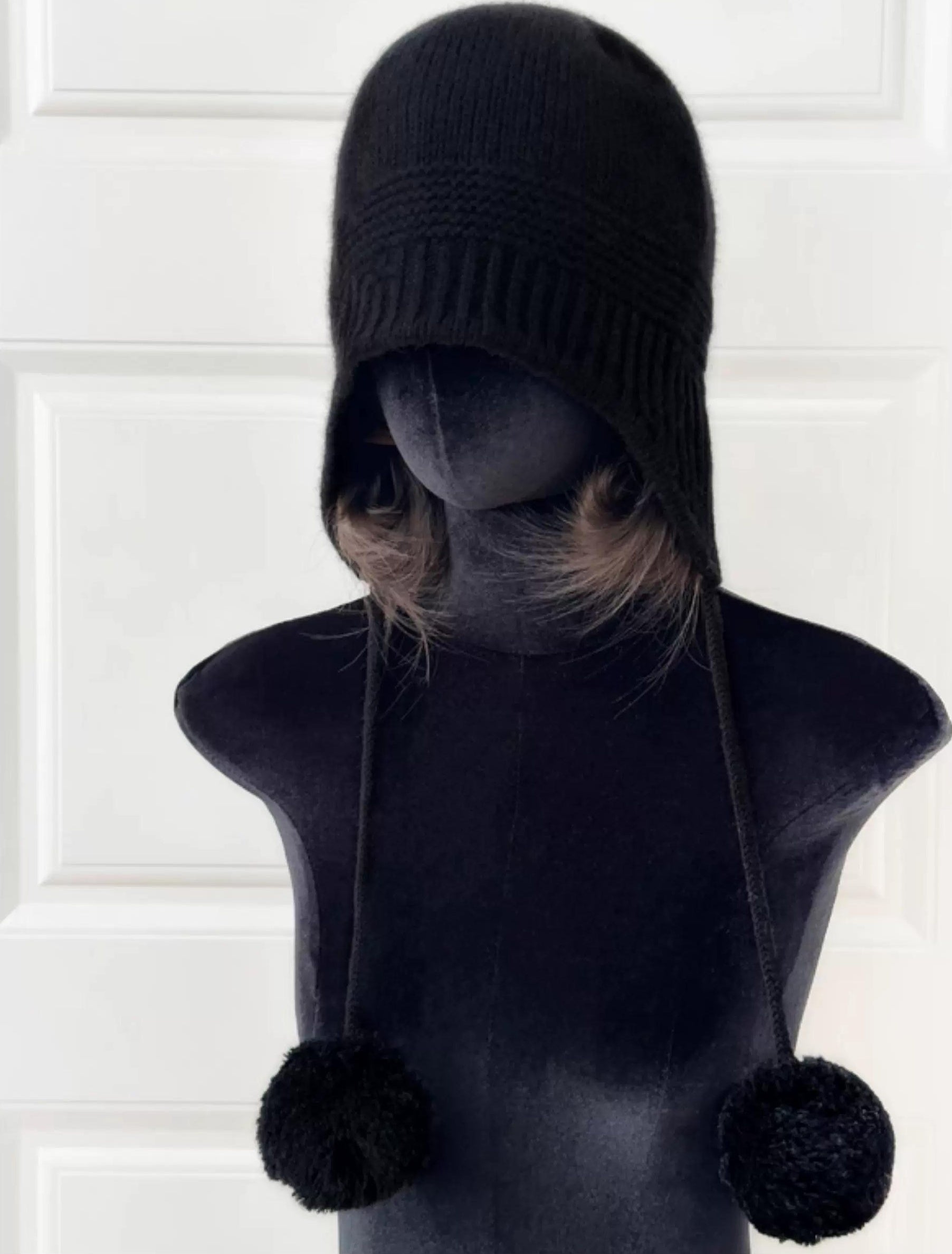 TRIA SELECT | WOOL KNIT BEANIE WITH POM POM【ID:TN00082】