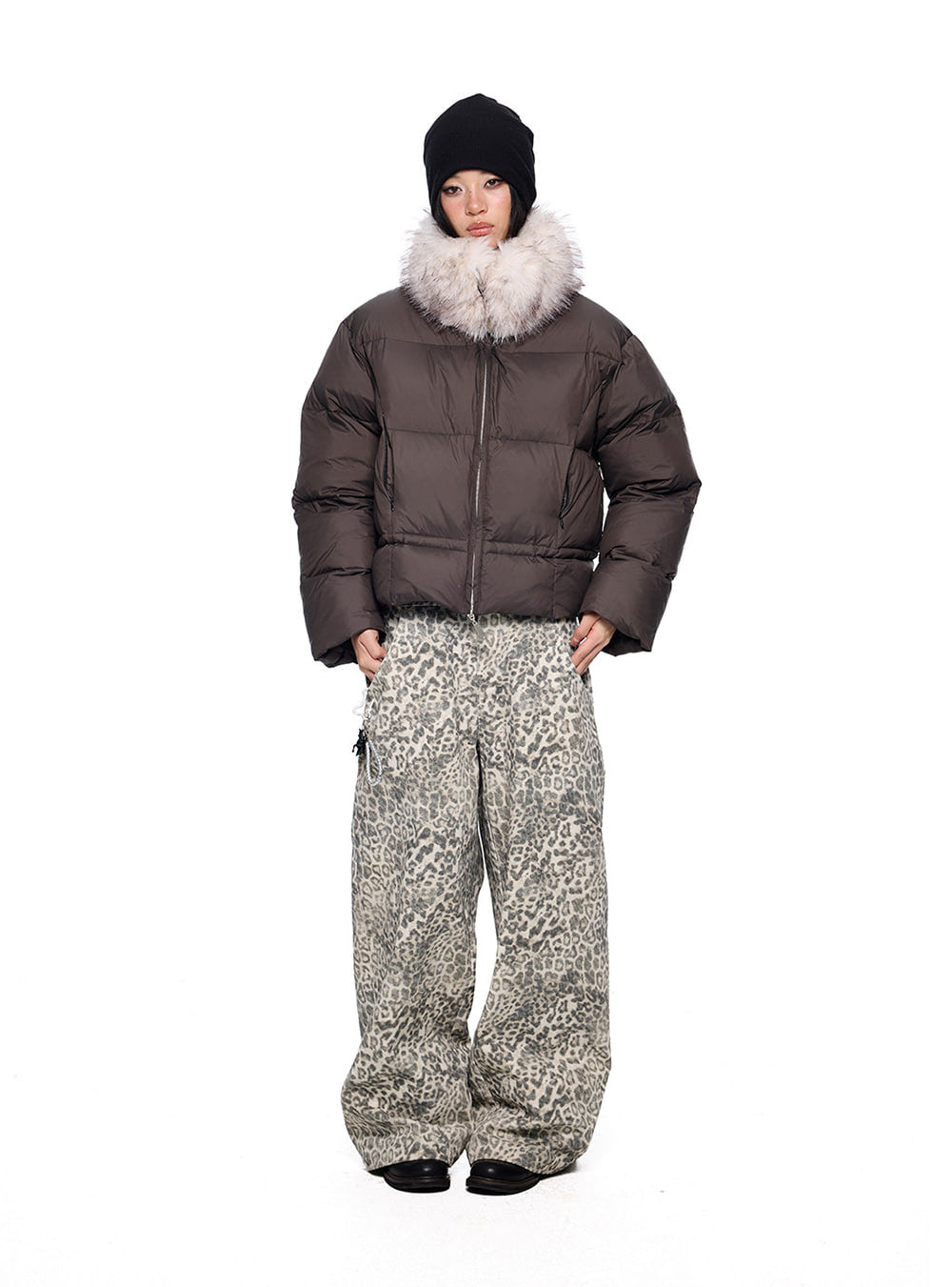Feral Line Leopard Wide Pants