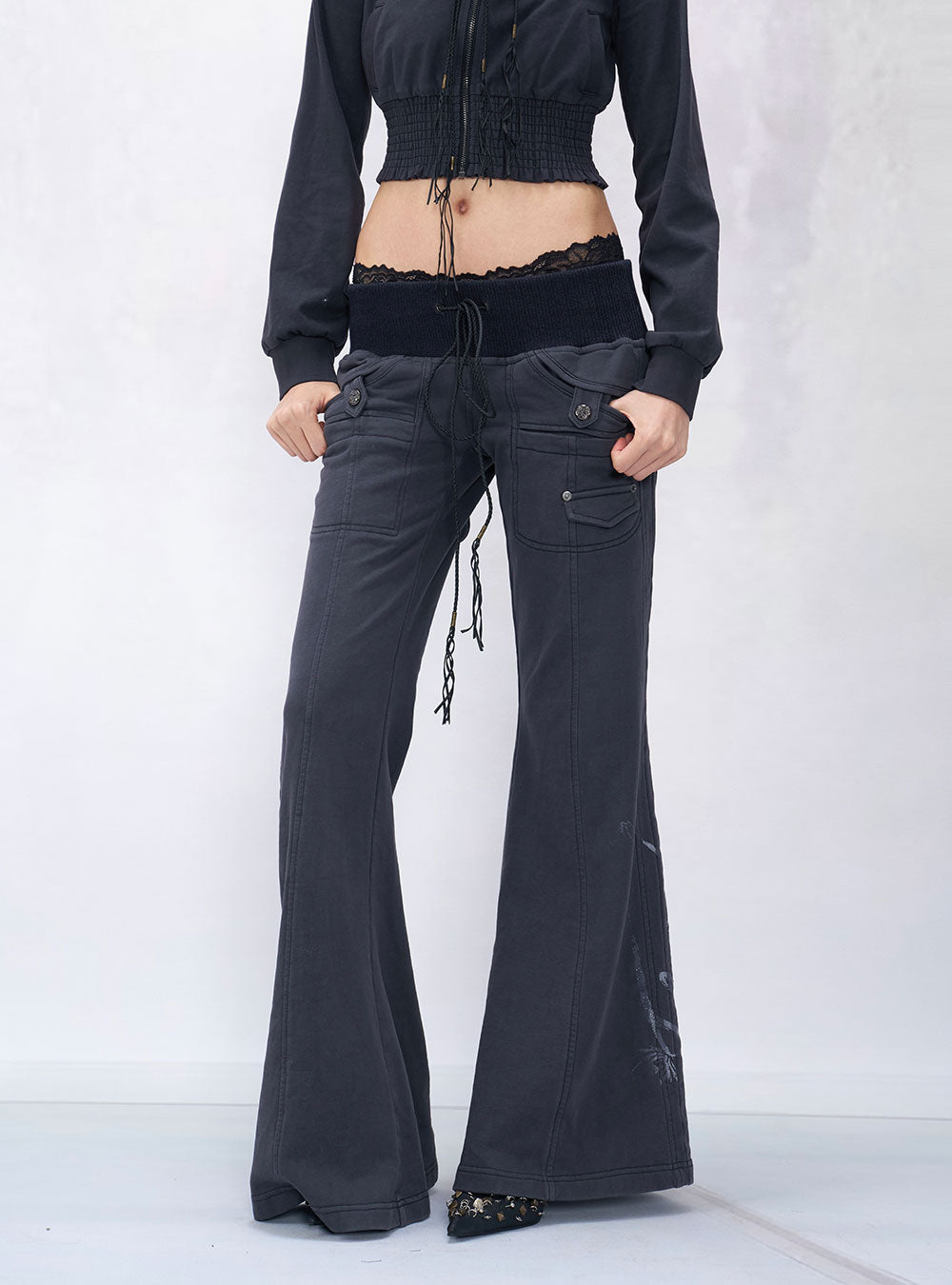 Blue Purple Glitter Pants