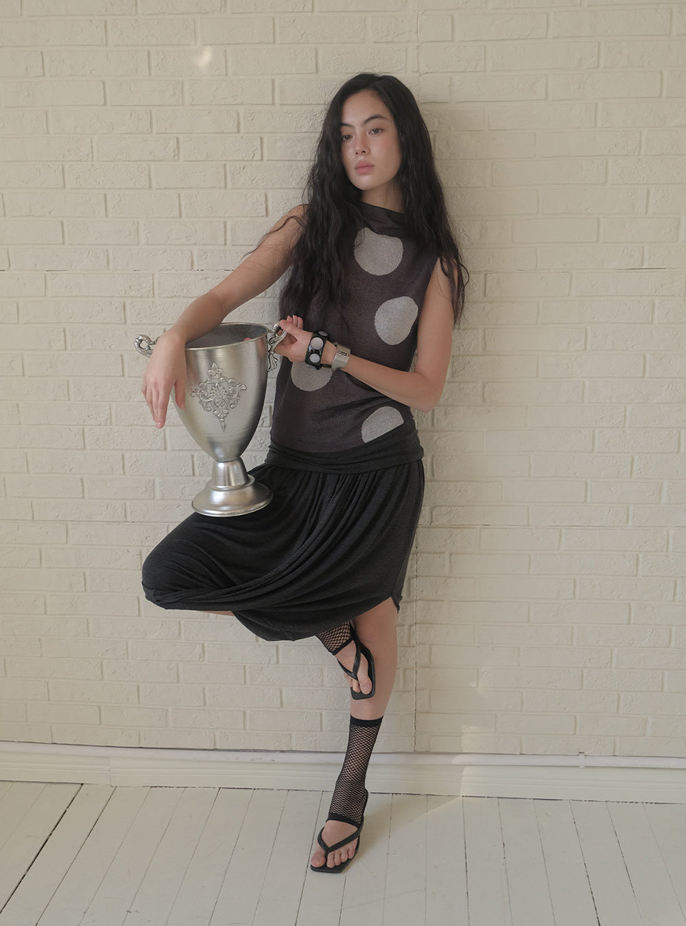 Orb Fade Sleeveless Top
