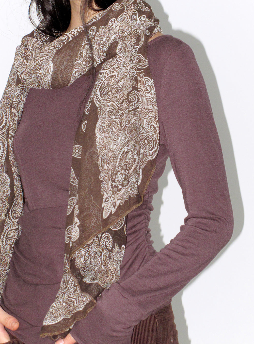 Cashew Flower Silk Scarf