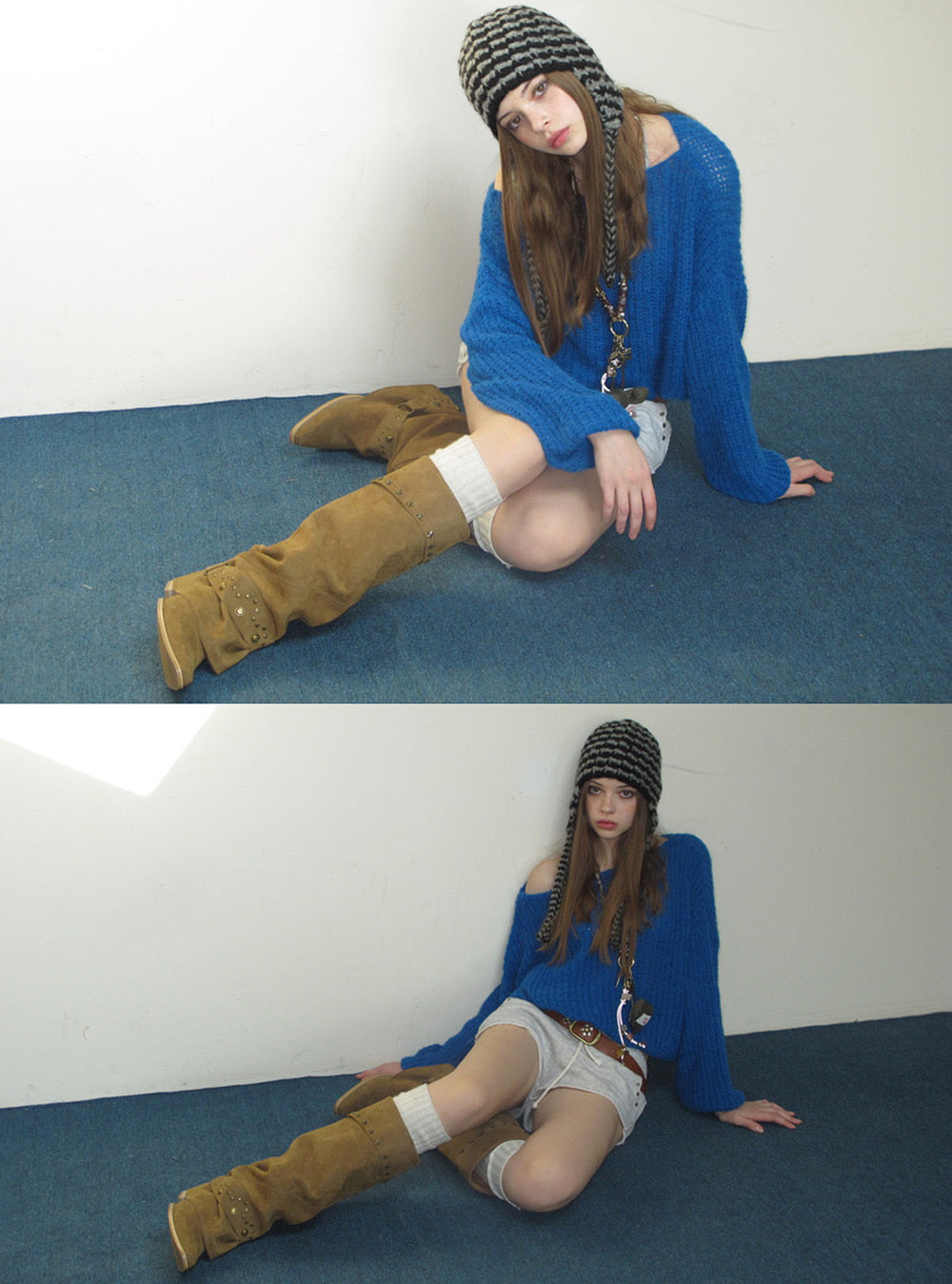 Evergrow Stacked Suede Long Boots