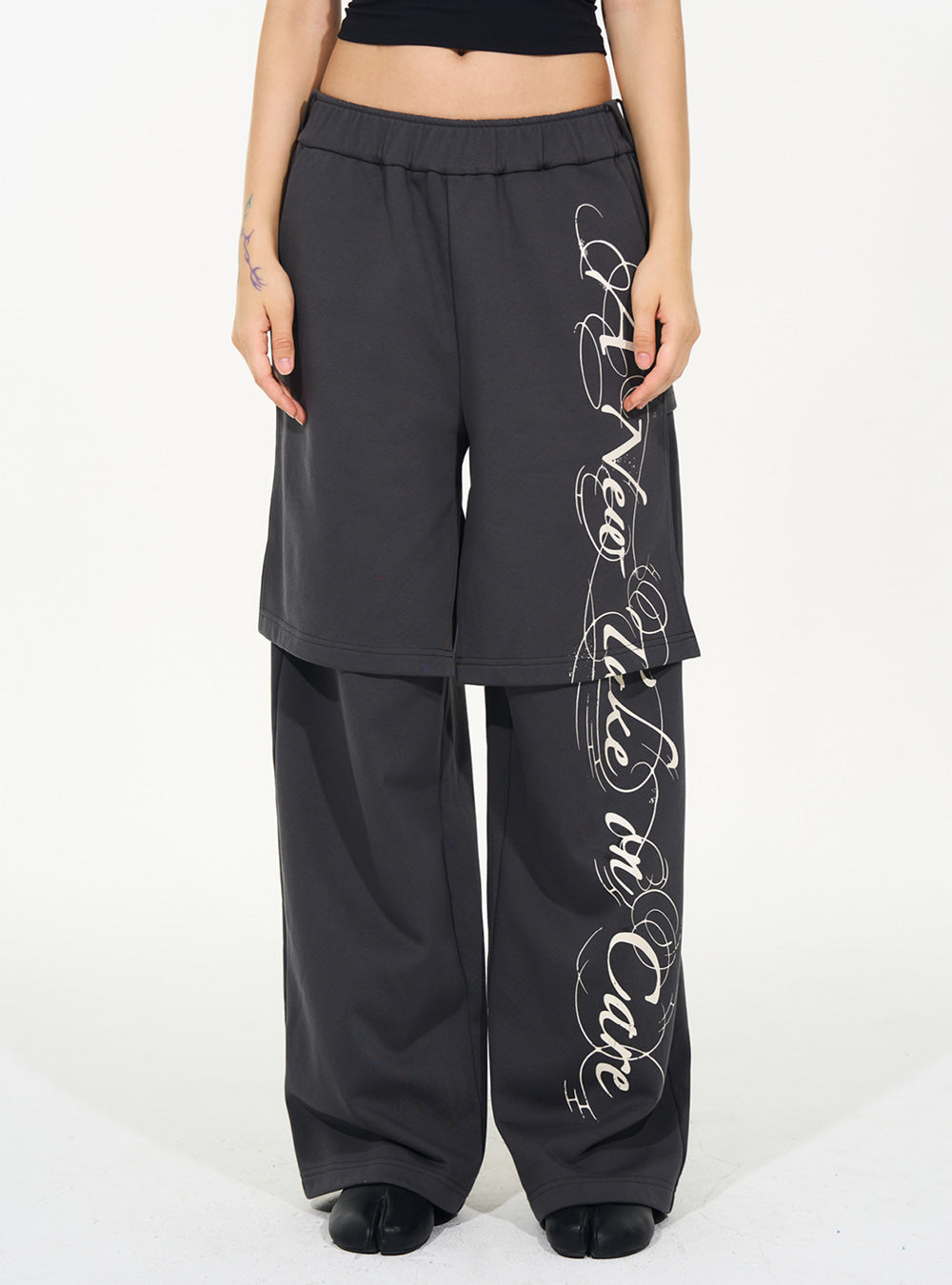 Double-Layer Combo Sweatpants (2color)