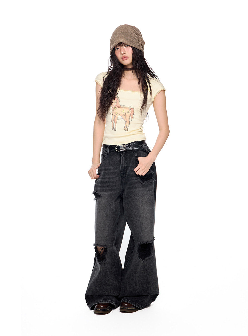 Star Pony Slim Top (2color)