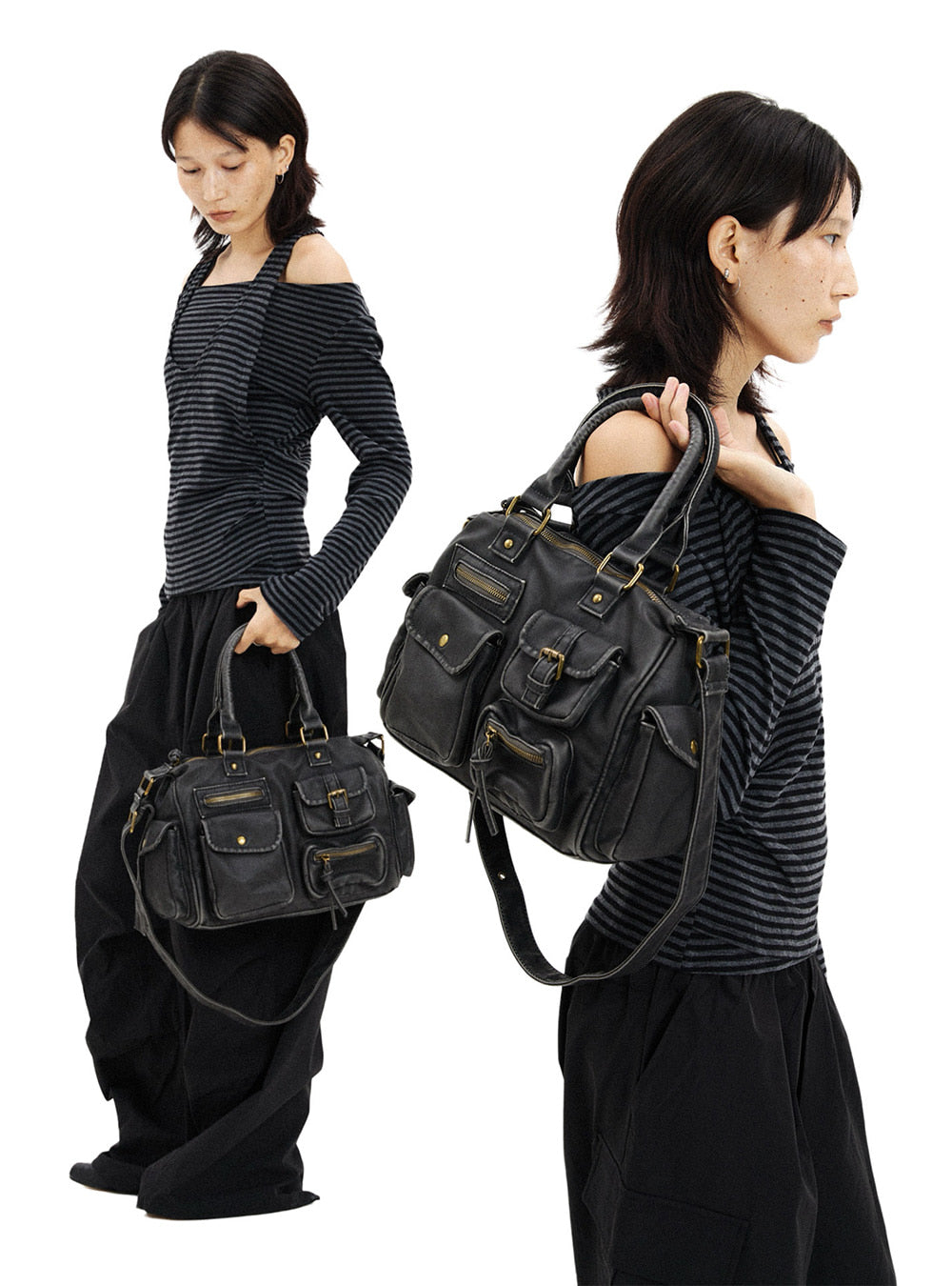 Jack Classic Retro Boston Bag (4color)