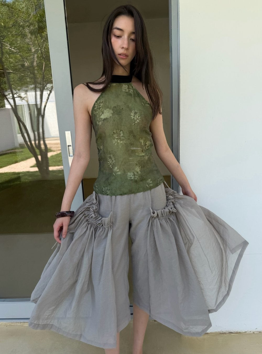 Gather Cloud Balloon Pants