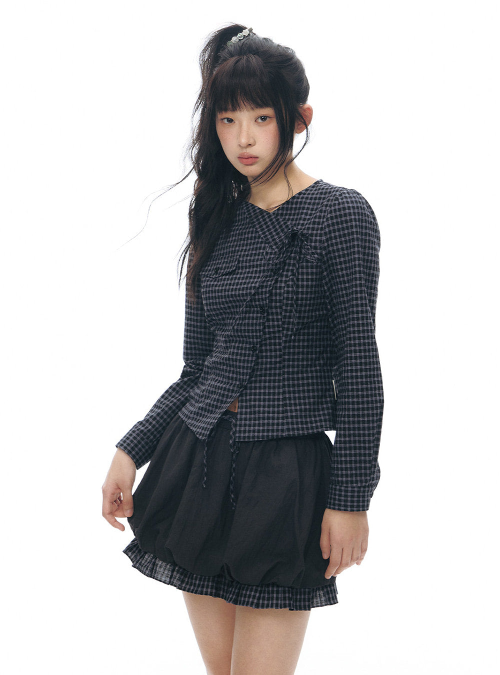 Layered Bloom Mini Skirt