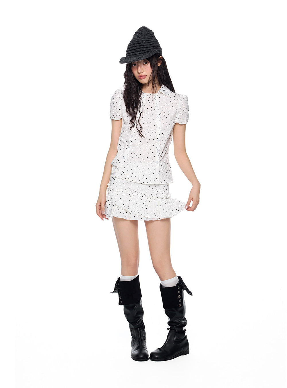 Dottie Frillie Shirt & Skirt