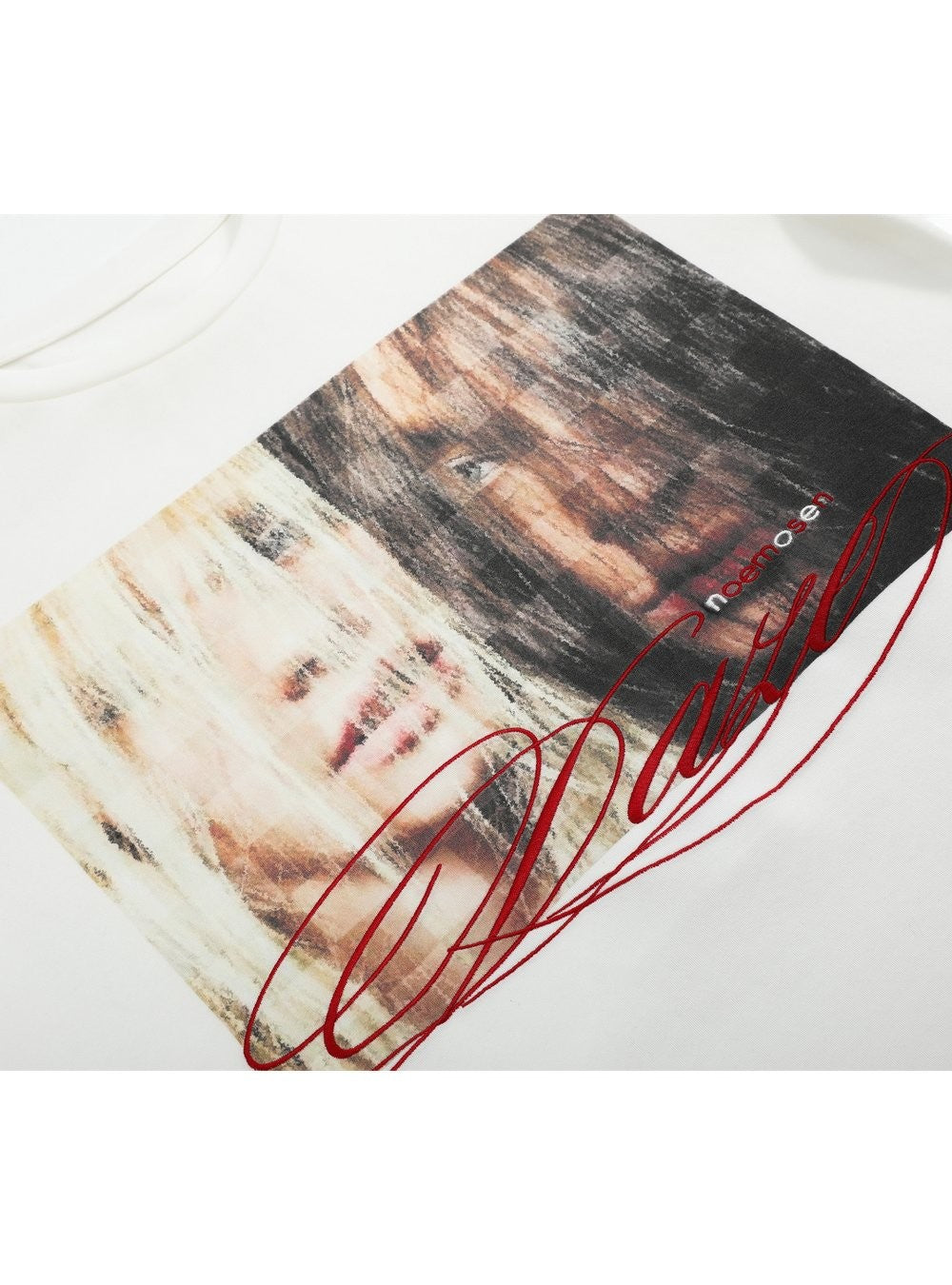 Paranoia Portrait Embroidered Top