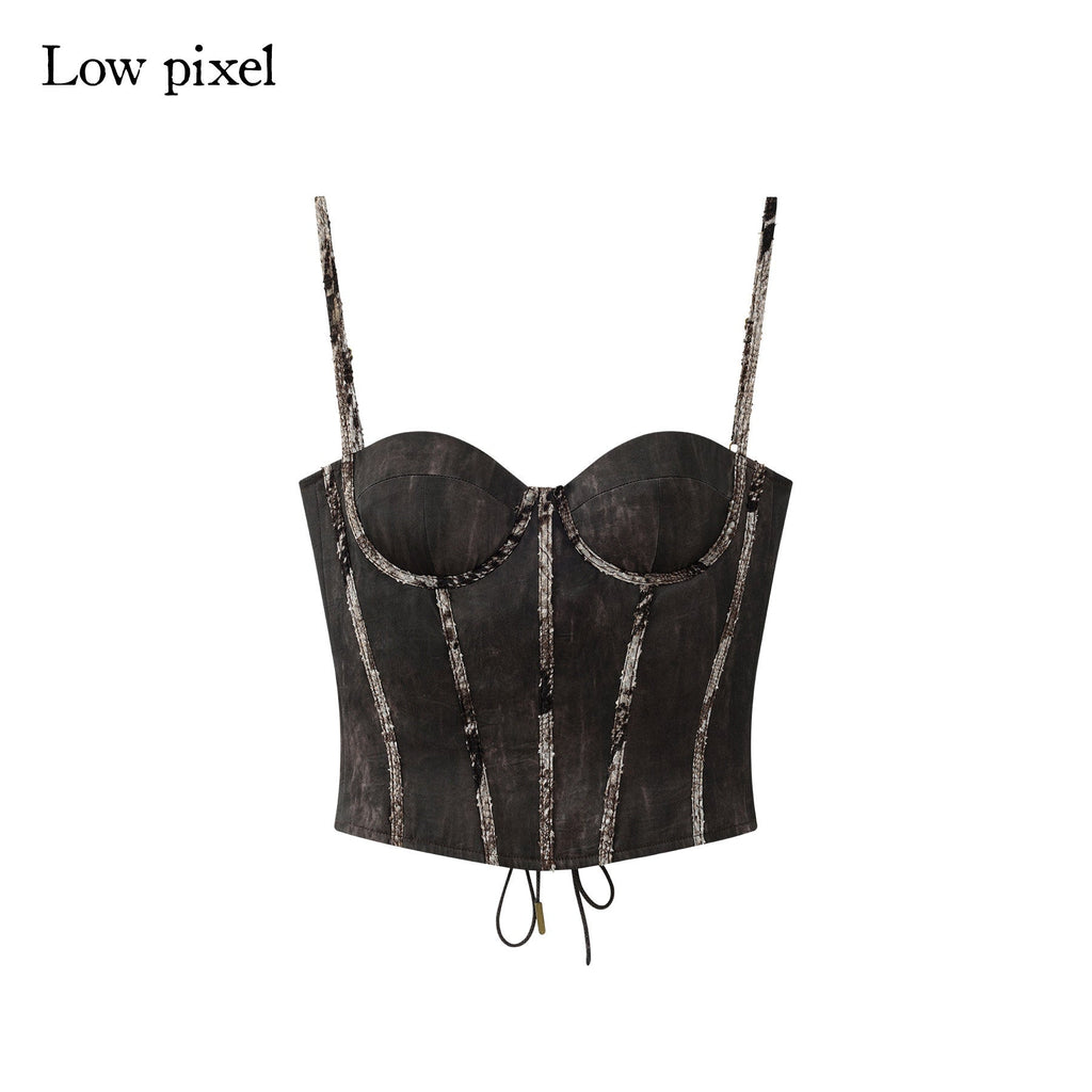 Colorblock Slim Fit Lightweight Polyester Women Tank Tops Camisoles