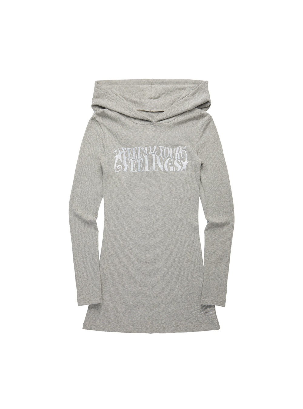 Feelings Hooded Long Sleeve Top