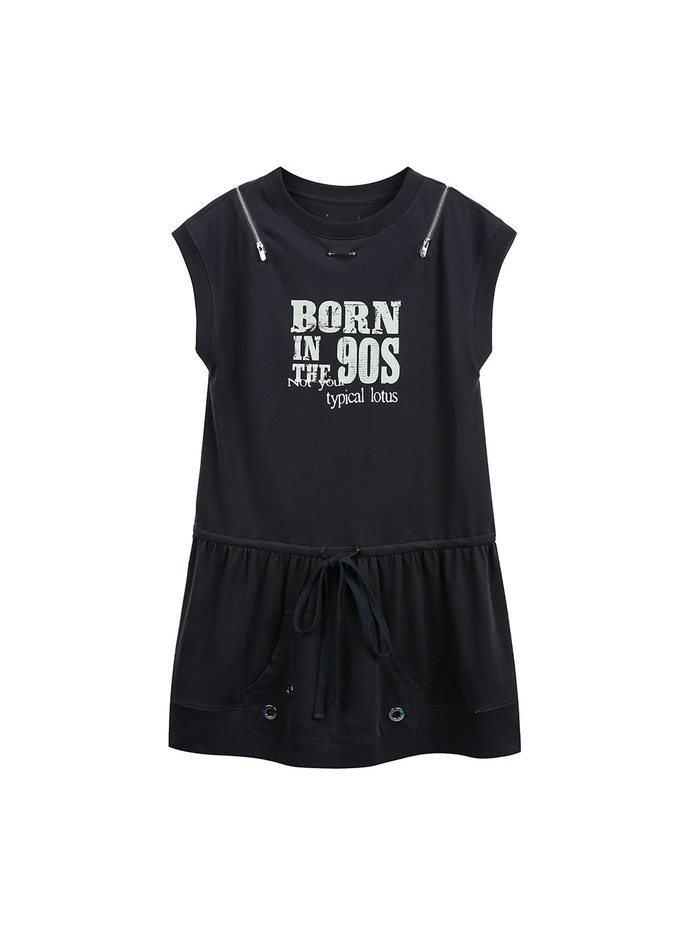 Born In 90s Accent Mini Dress