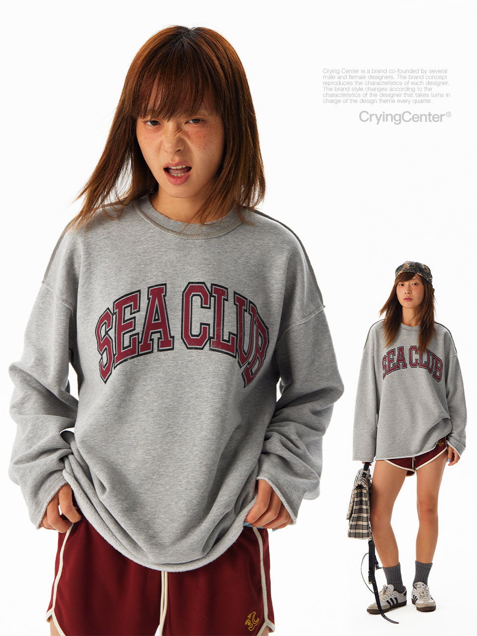 CryingCenter Retro Sweatshirt