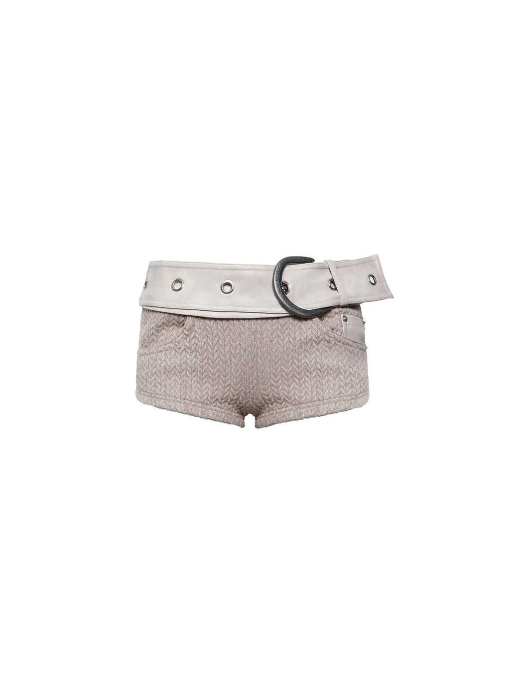Diamond Mesh Tassel Skirt Pants