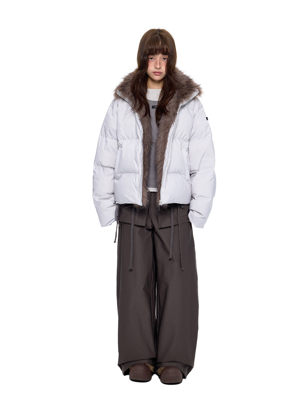 Soft Fur 90Down Puffer Jacket (2color)
