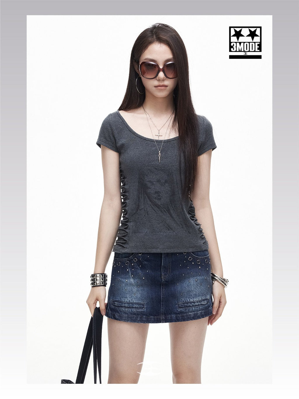 Side Ruched Sleek Top