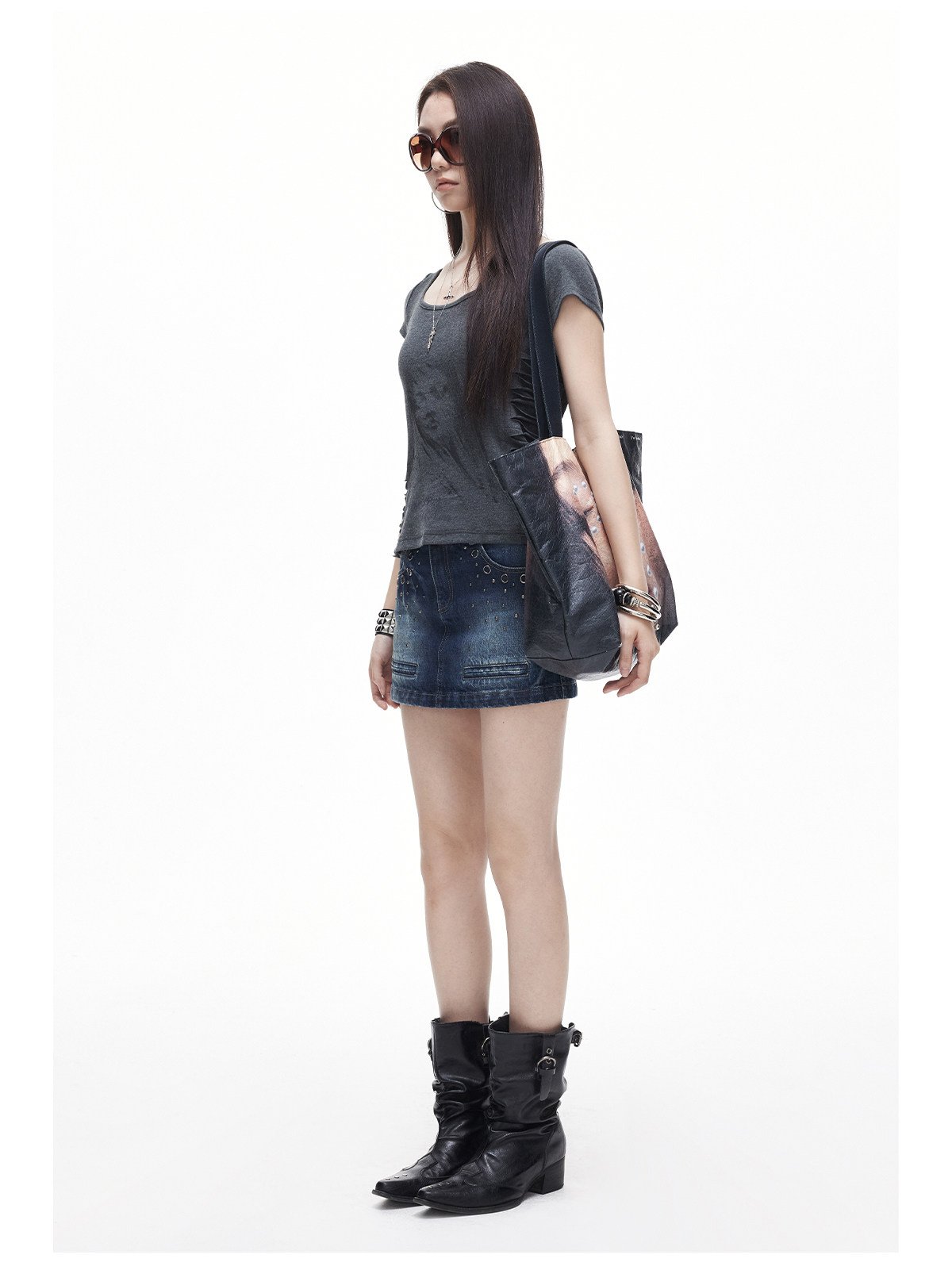 Side Ruched Sleek Top