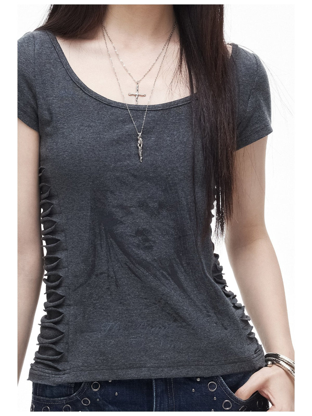 Side Ruched Sleek Top
