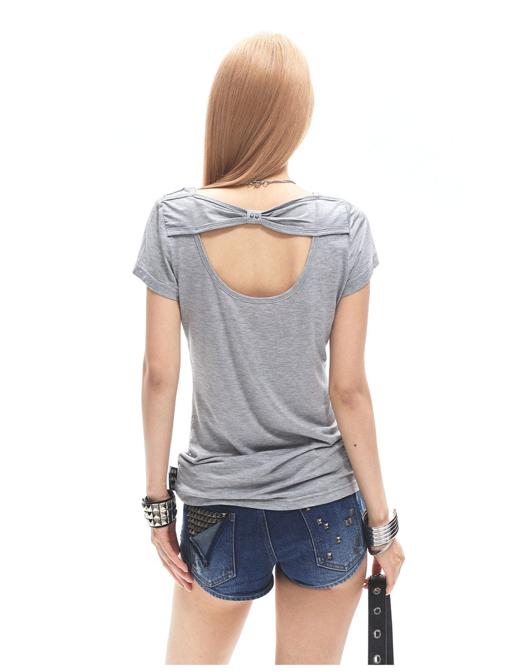 Slant Letter Print Top