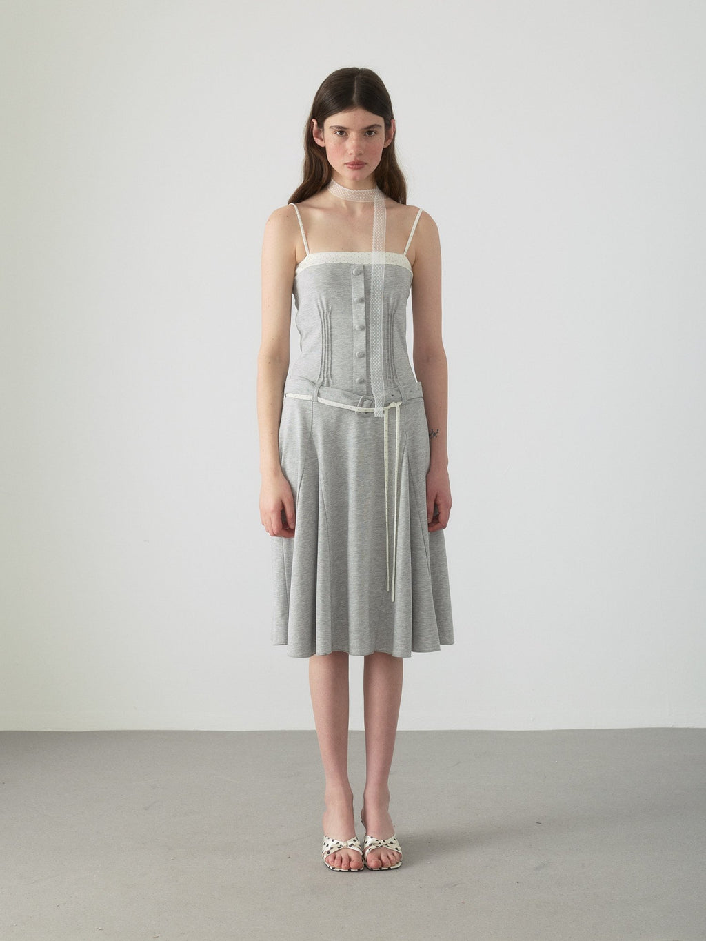Berry Curve Patchwork Dress