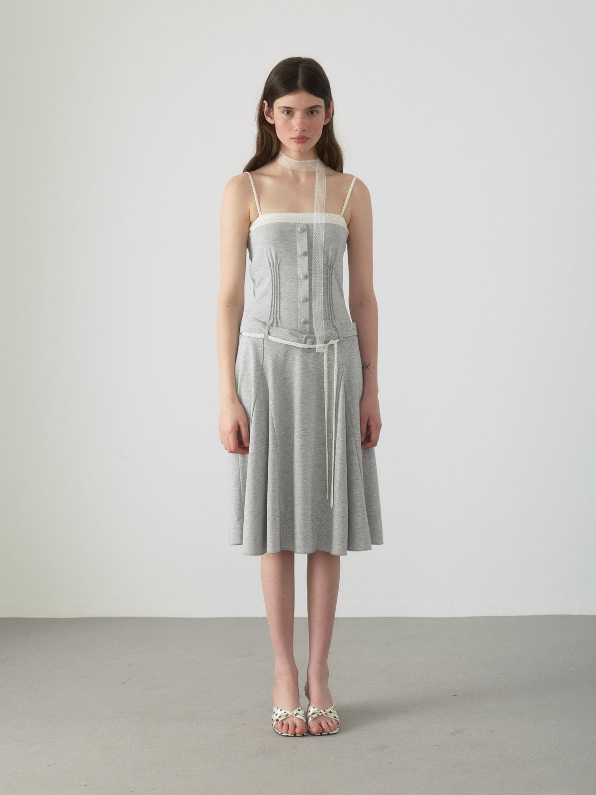 Berry Curve Patchwork Dress