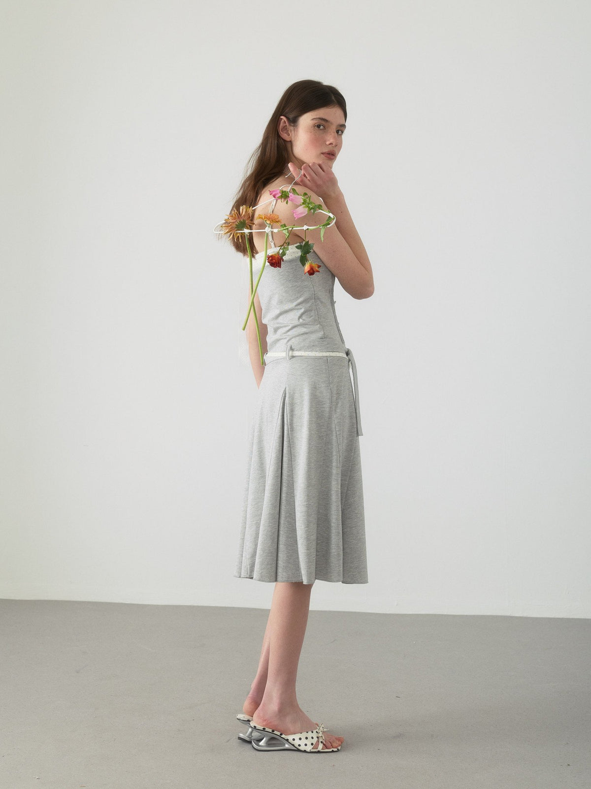 Berry Curve Patchwork Dress