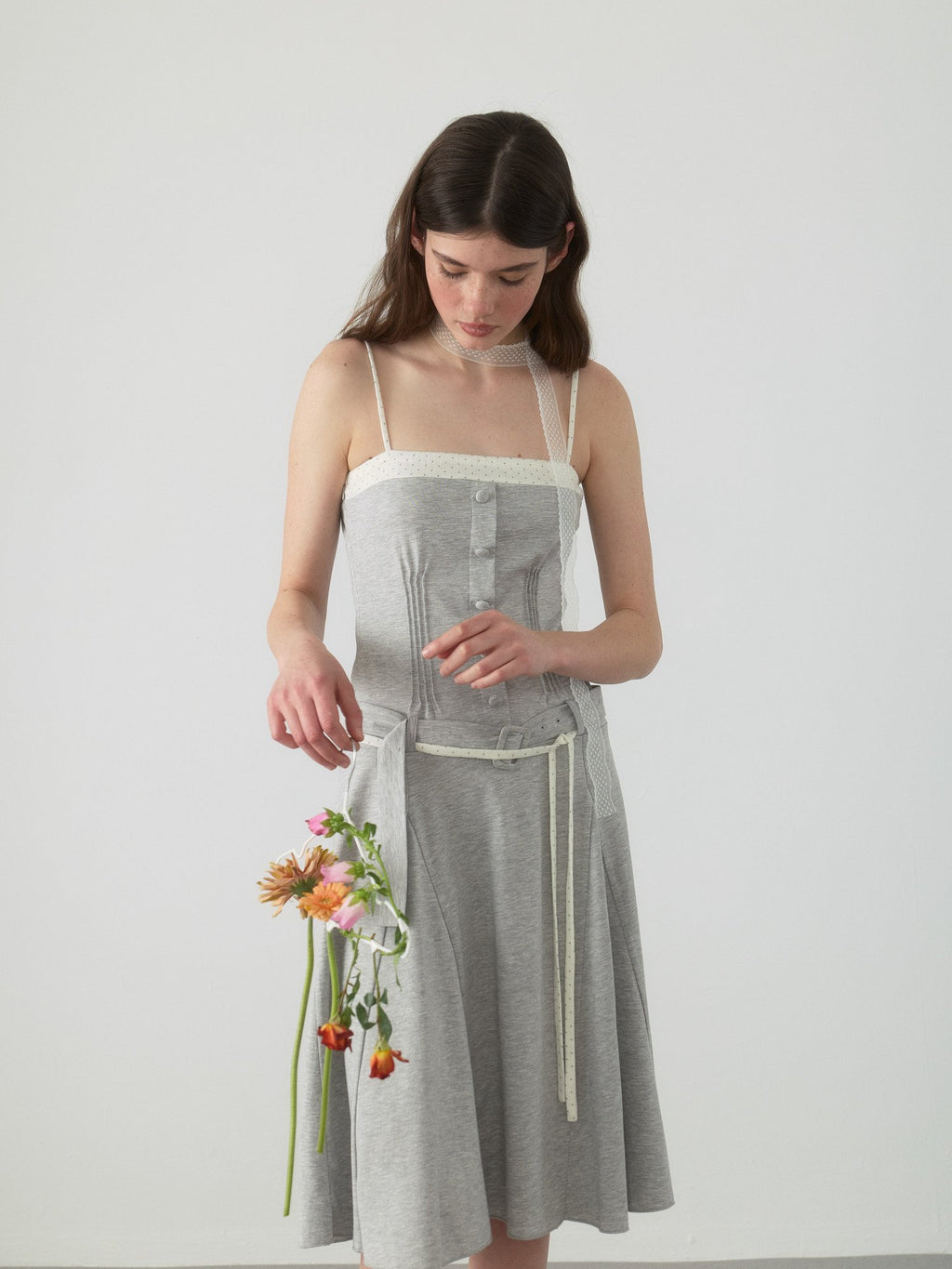 Berry Curve Patchwork Dress