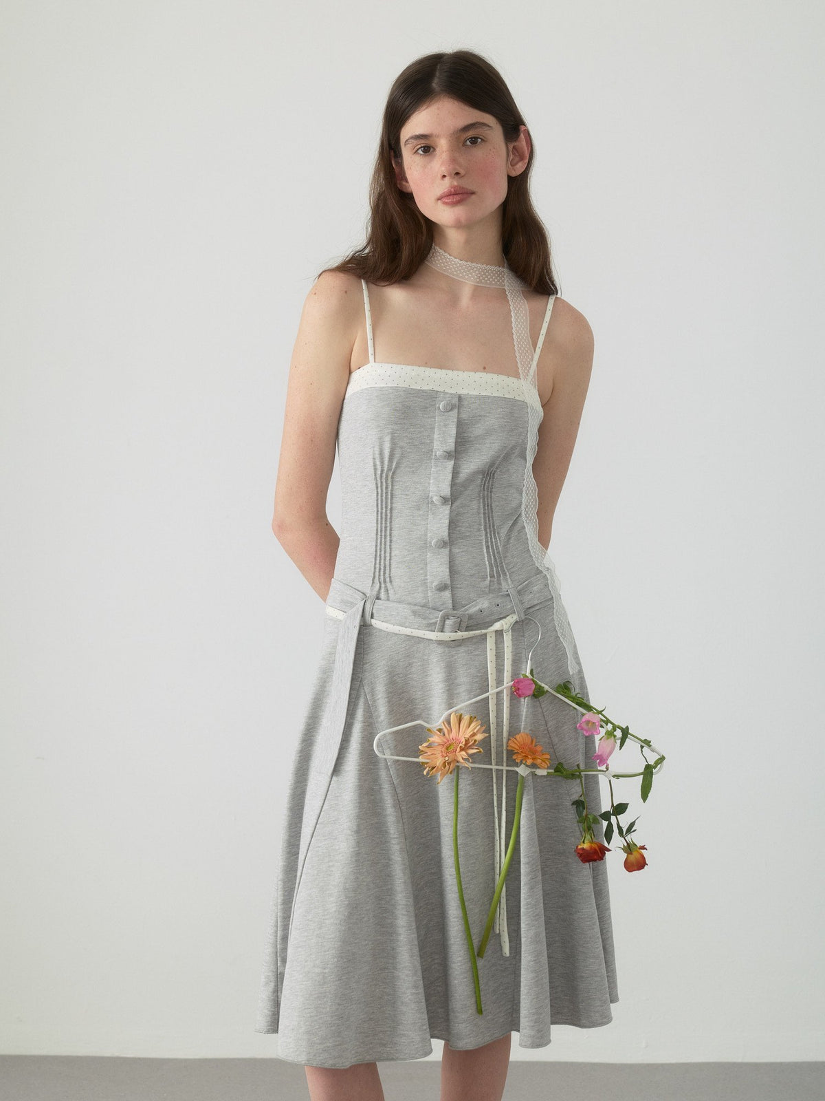 Berry Curve Patchwork Dress
