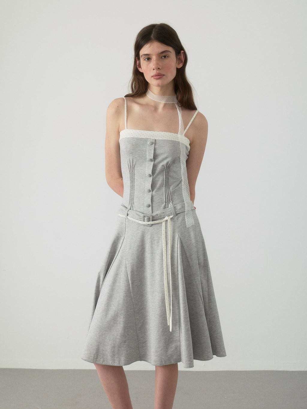 Berry Curve Patchwork Dress