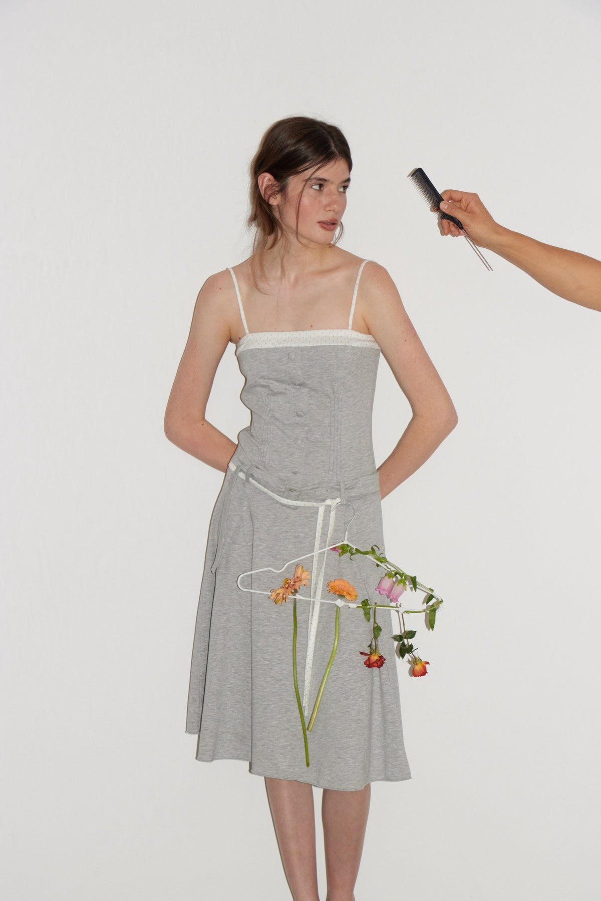 Berry Curve Patchwork Dress