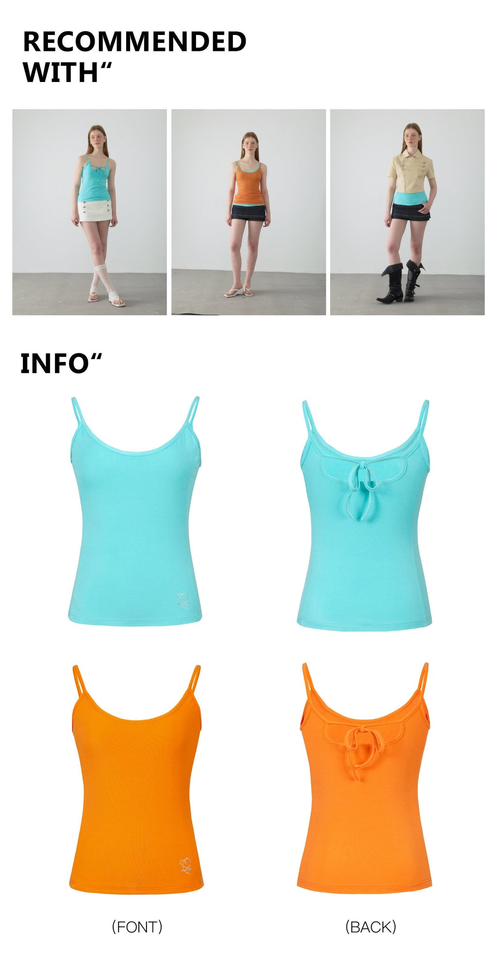 Radiant Strap Tank Top (2color)