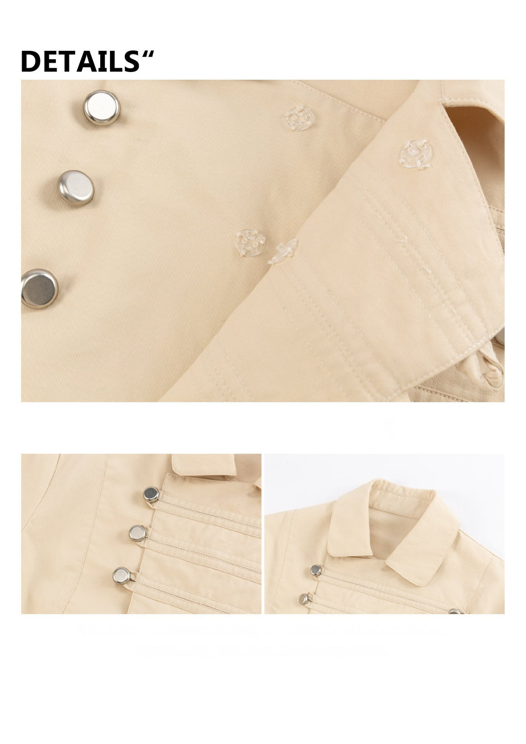 Napoleon Button Crop Shirt
