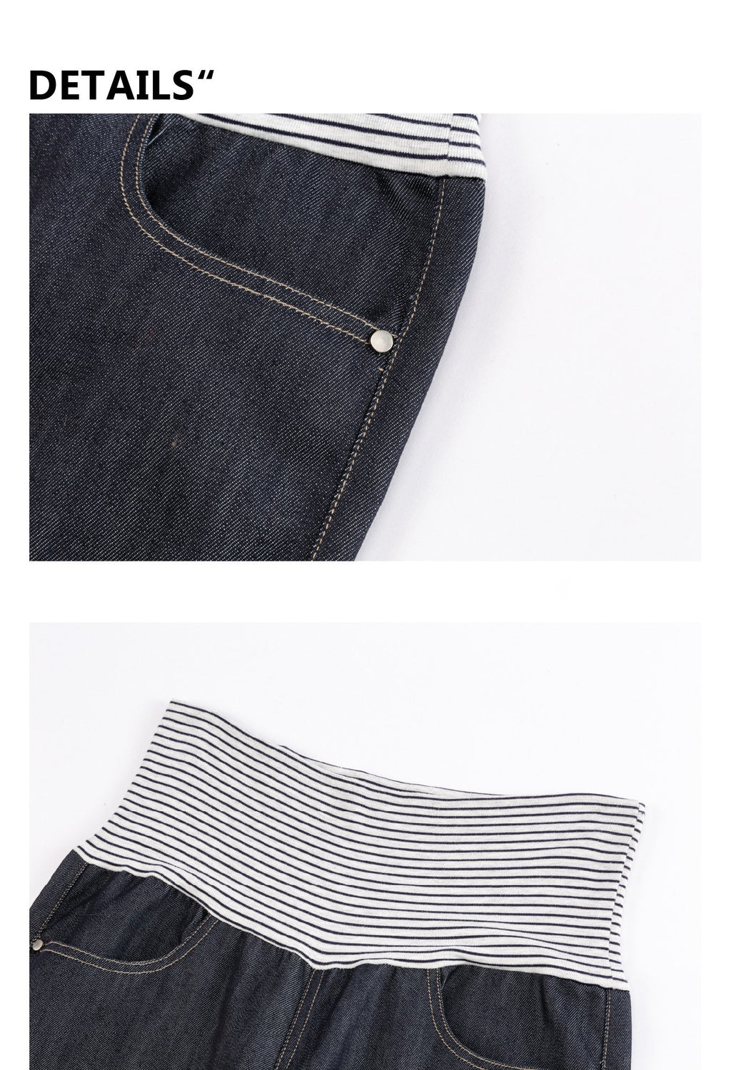 Spiral Stripe Bootcut Pants