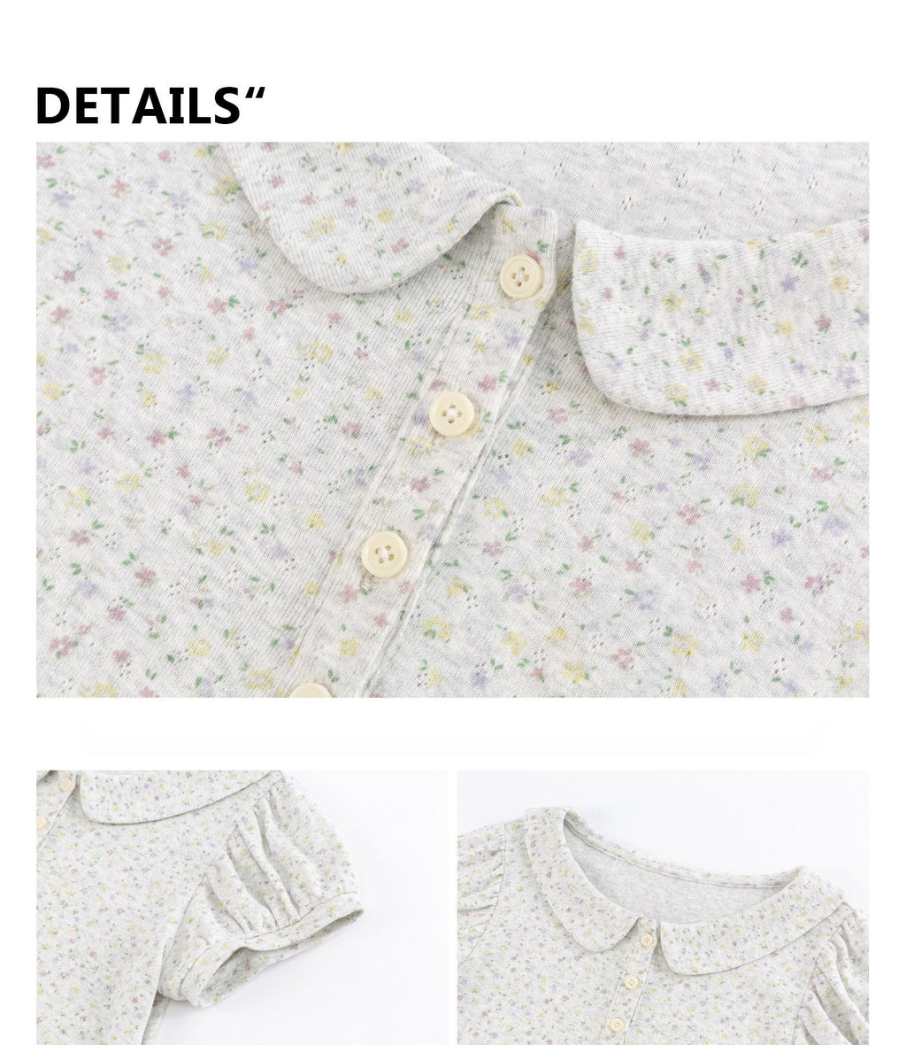 Doll Collar Puff Sleeve Top