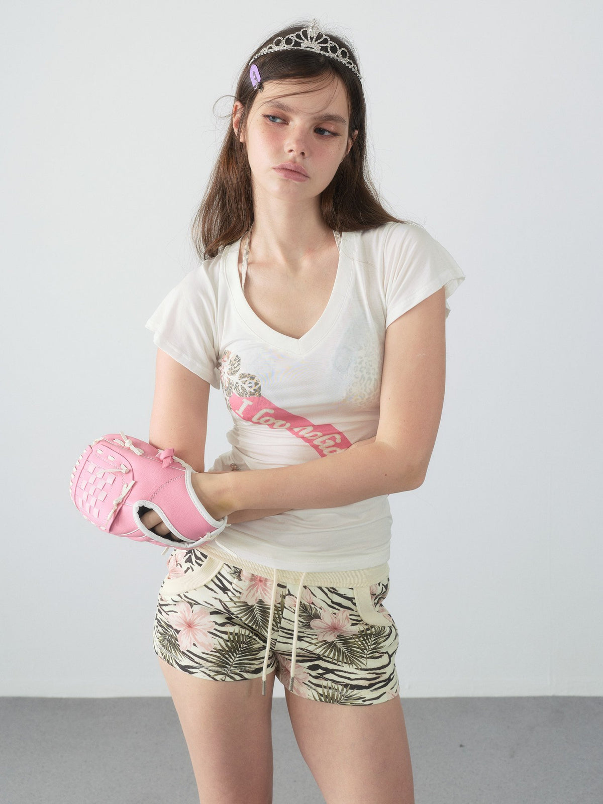 Zebra Bloom Shorts
