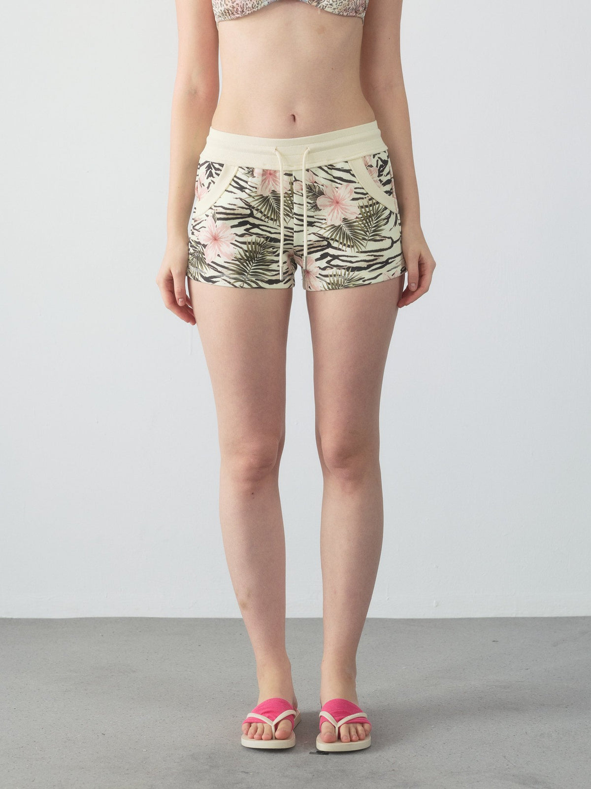 Zebra Bloom Shorts