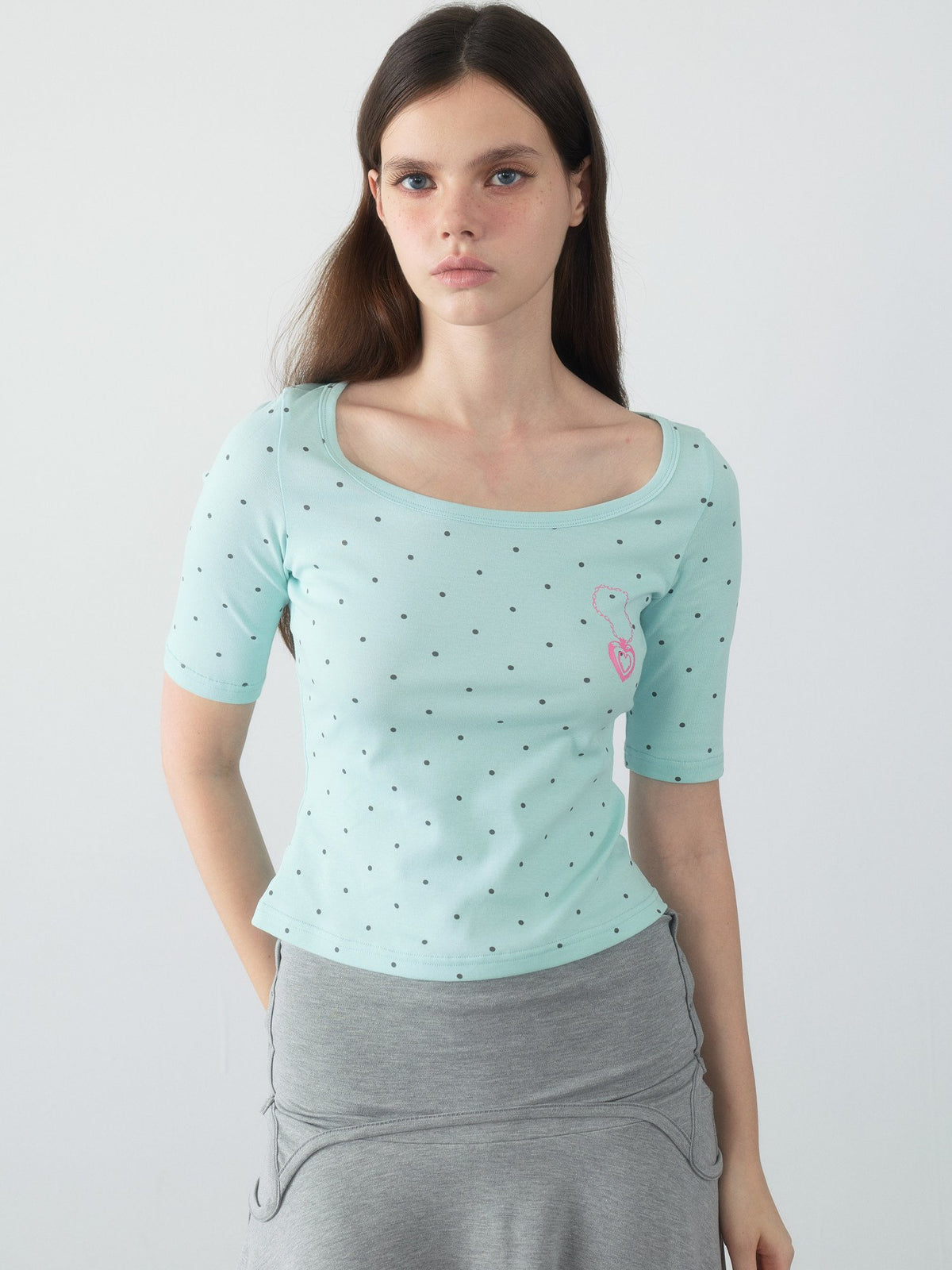 Dopamine Dot Heart Top