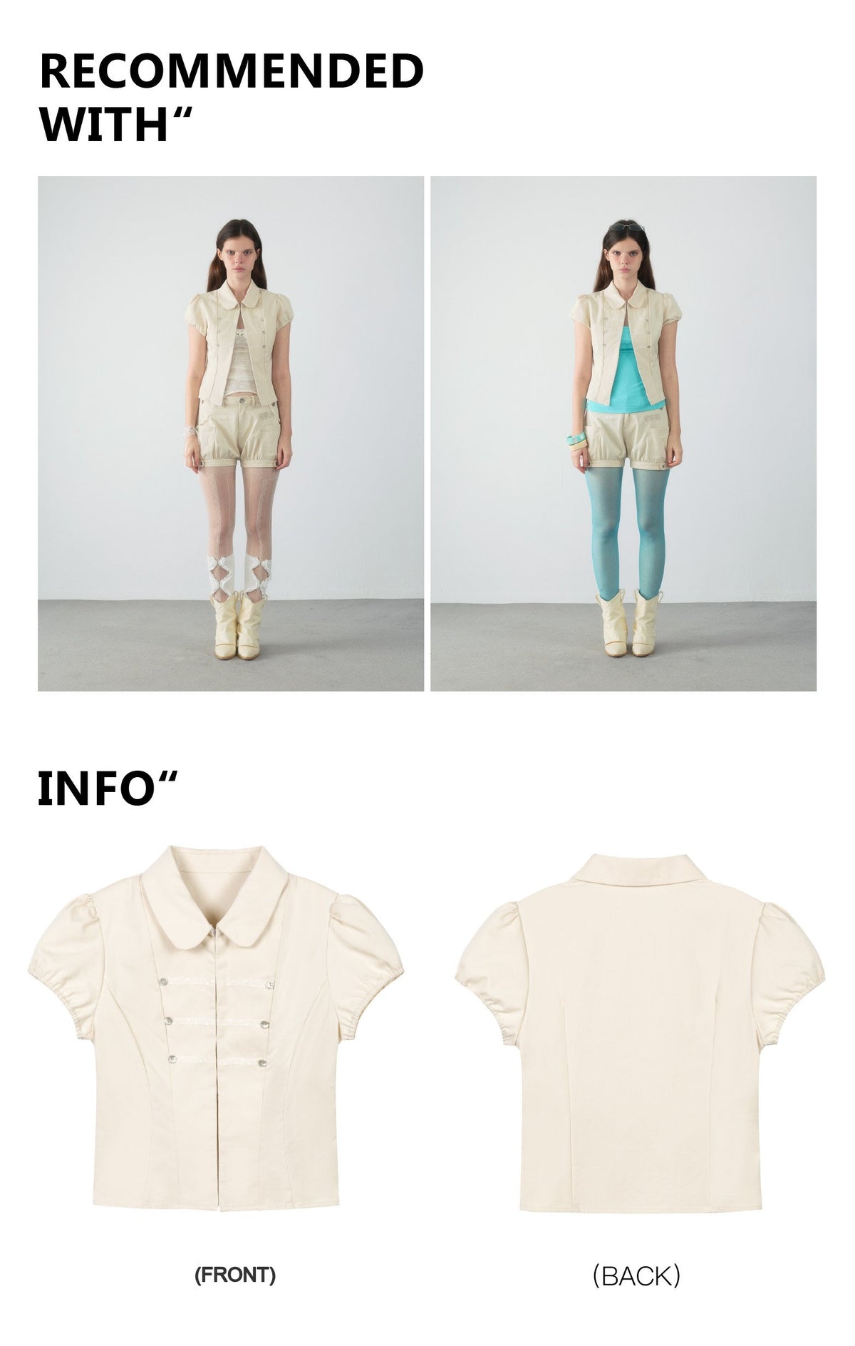 Spiral Stitch Puff Shirt