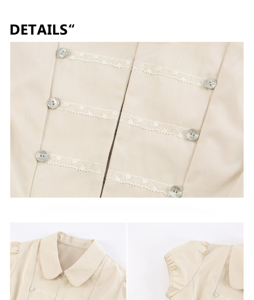 Spiral Stitch Puff Shirt