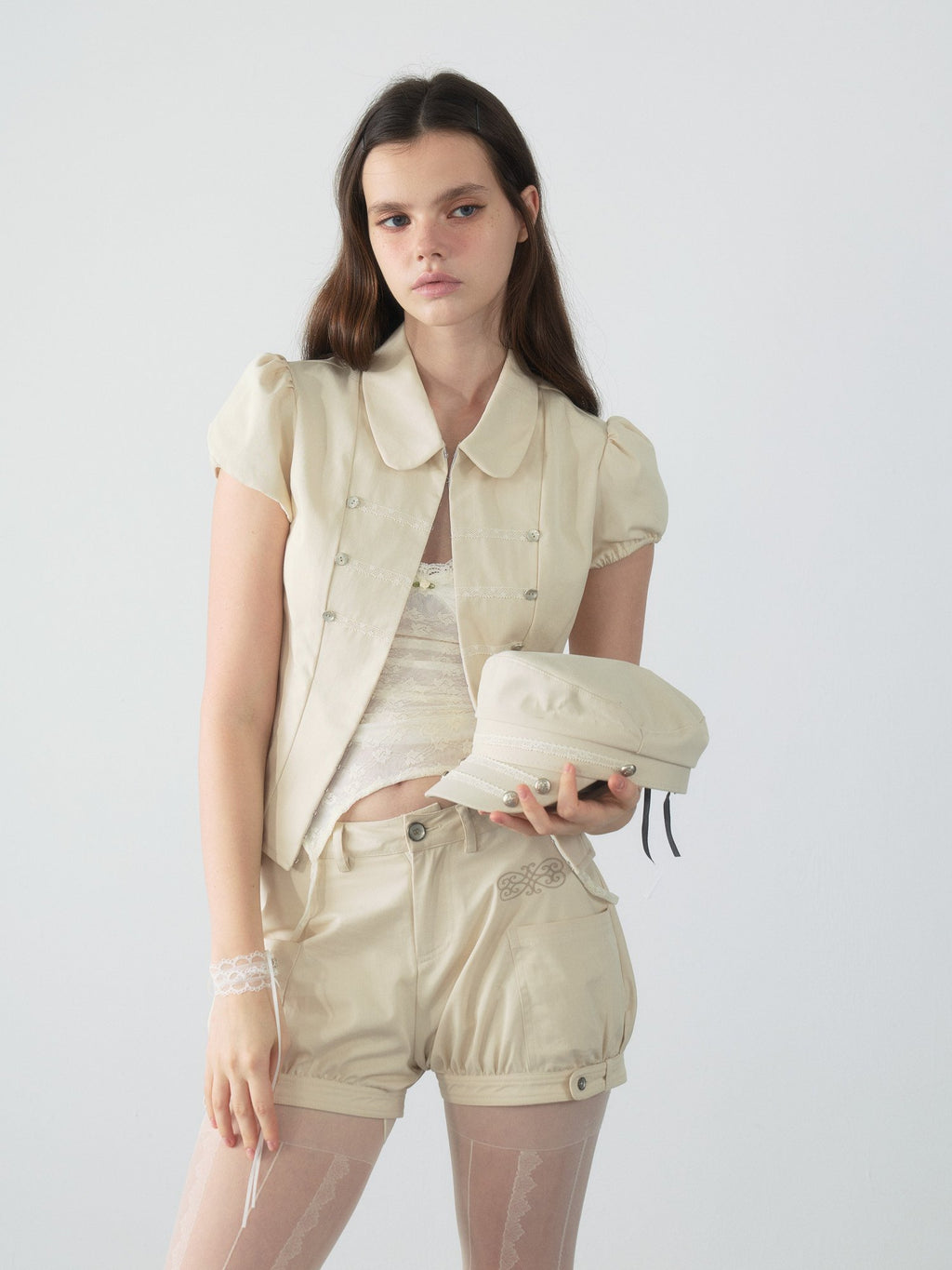 Spiral Stitch Puff Shirt