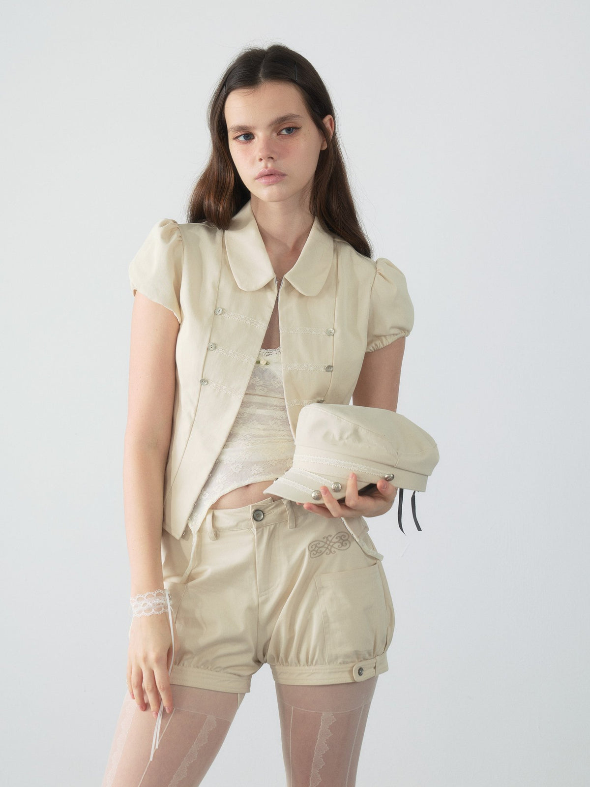 Spiral Stitch Puff Shirt