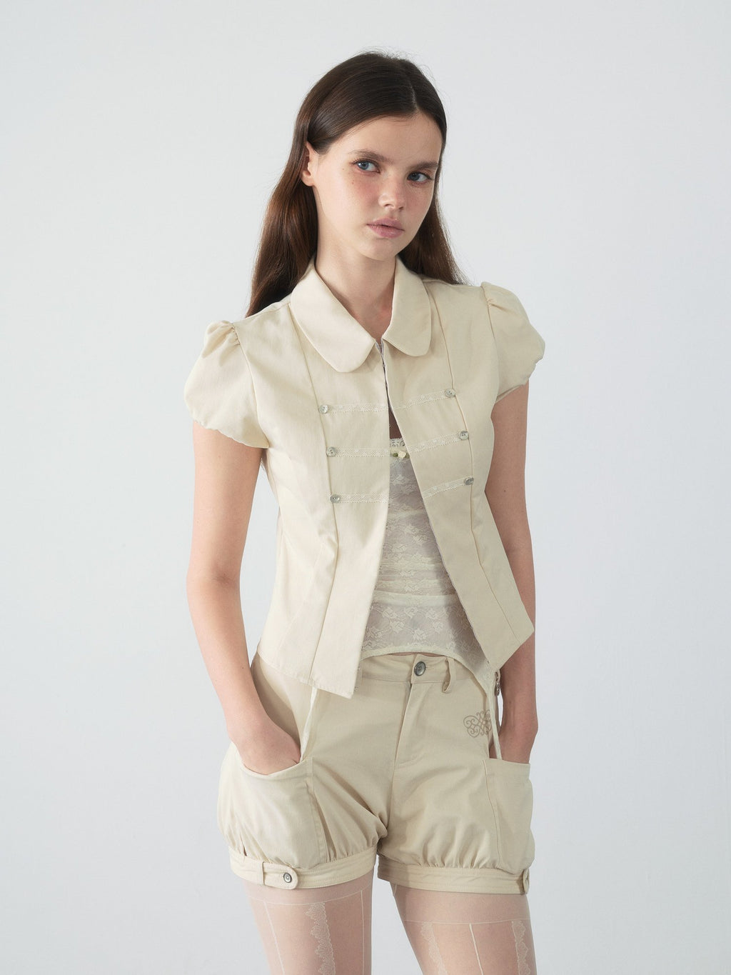 Spiral Stitch Puff Shirt