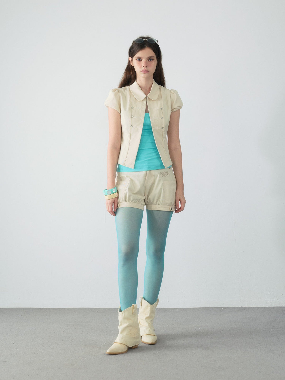 Spiral Stitch Puff Shirt