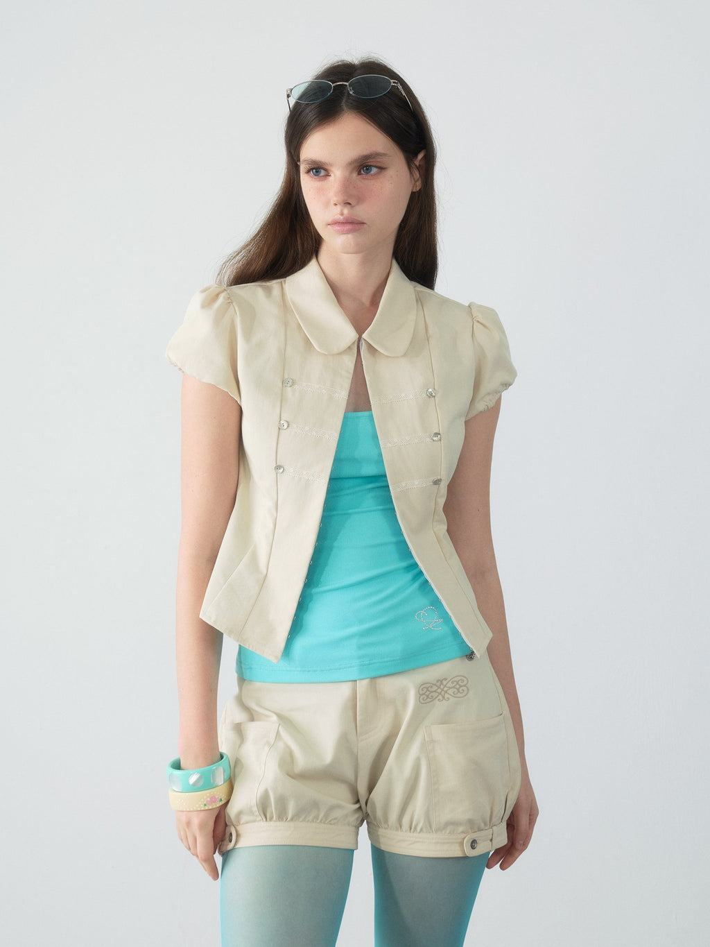 Spiral Stitch Puff Shirt